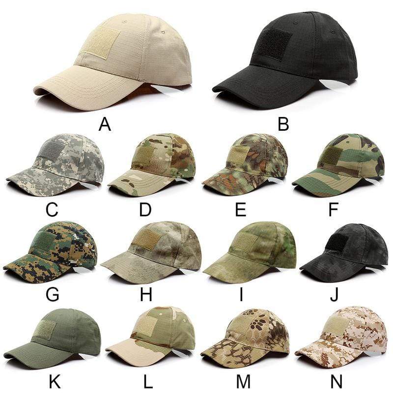 Camo Outdoor Adventure Cap 14 Designs tactical hats