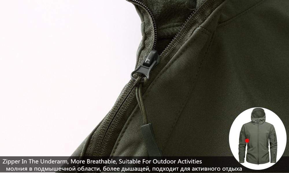Camouflage Fleece Jacket Windbreaker Outdoor Clothing