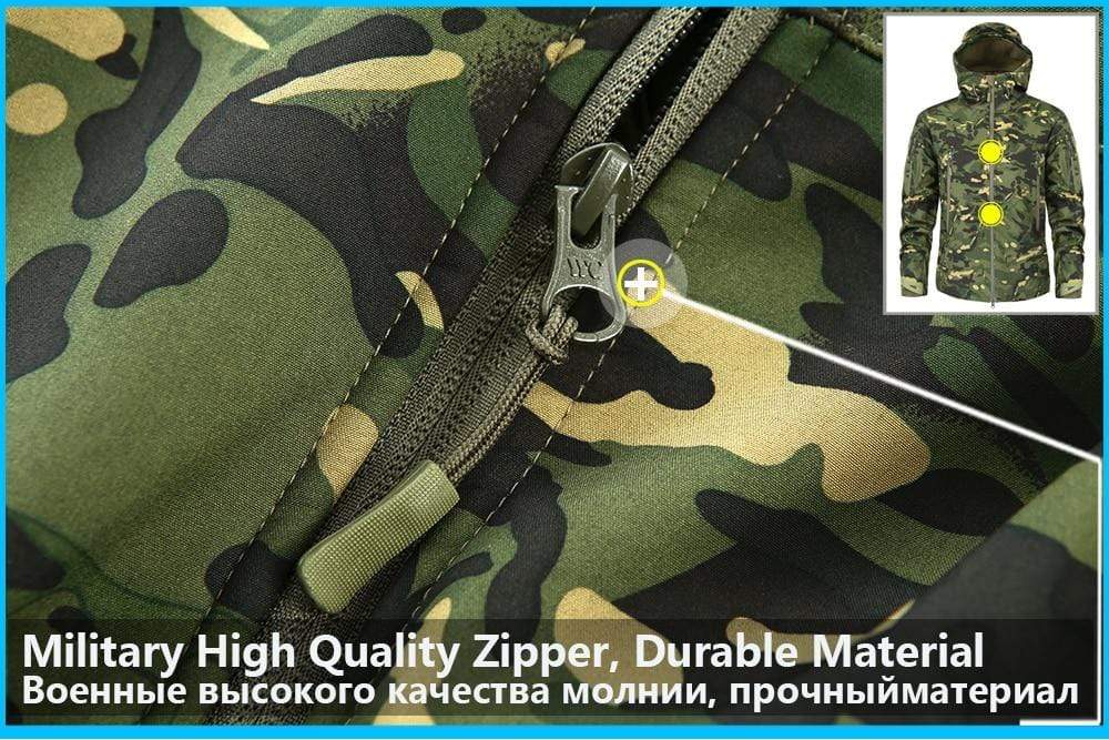 Camouflage Fleece Jacket Windbreaker Outdoor Clothing