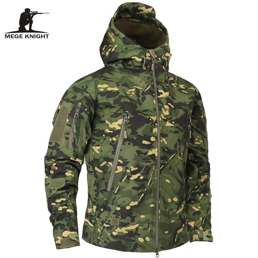 Camouflage Fleece Jacket Windbreaker Outdoor Clothing