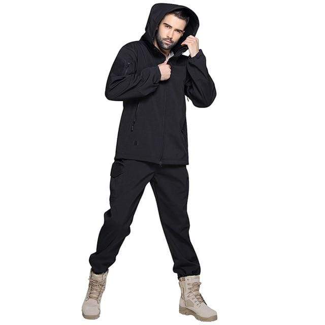 Camouflage Hooded Fleece + Pants Combo jackets