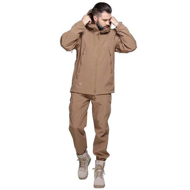 Camouflage Hooded Fleece + Pants Combo jackets
