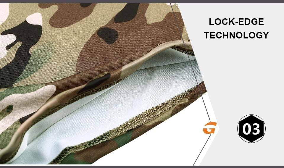Camouflage Neck & Face Sun Germ Shield Outdoor Clothing