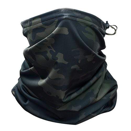 Camouflage Neck & Face Sun Germ Shield Outdoor Clothing