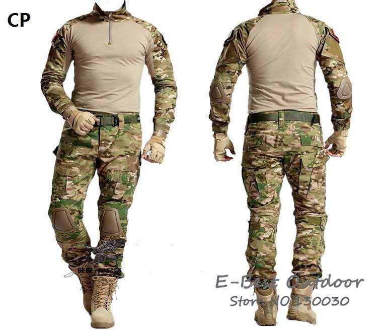 Combat Shirt + Cargo Pants Knee Pads tacticle clothing