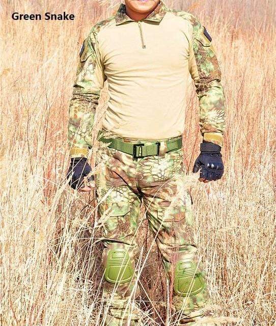 Combat Shirt + Cargo Pants Knee Pads tacticle clothing