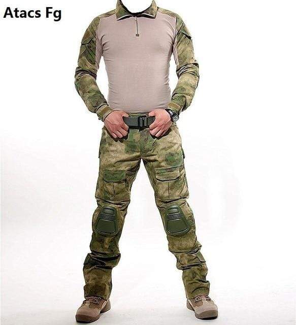 Combat Shirt + Cargo Pants Knee Pads tacticle clothing