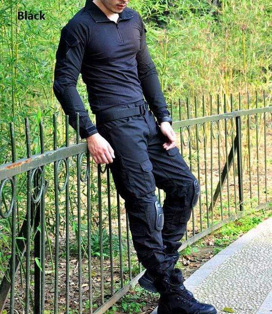 Combat Shirt + Cargo Pants Knee Pads tacticle clothing