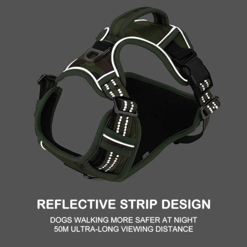 Dog Harness Adjustable Large & Medium Dog Stuff
