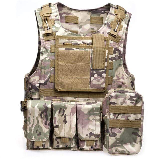 Expandable Outdoor Adventure Vest 7 Colors Helmets & Packs