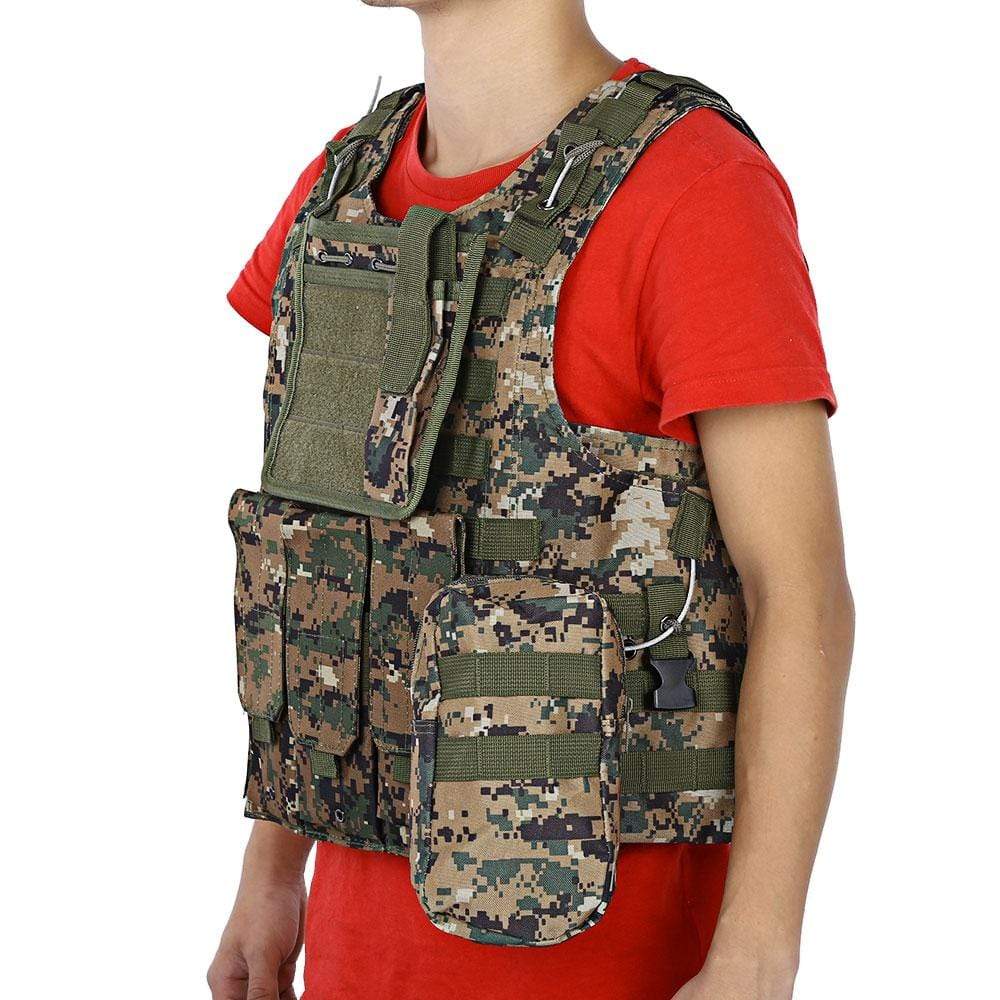 Expandable Outdoor Adventure Vest 7 Colors Helmets & Packs