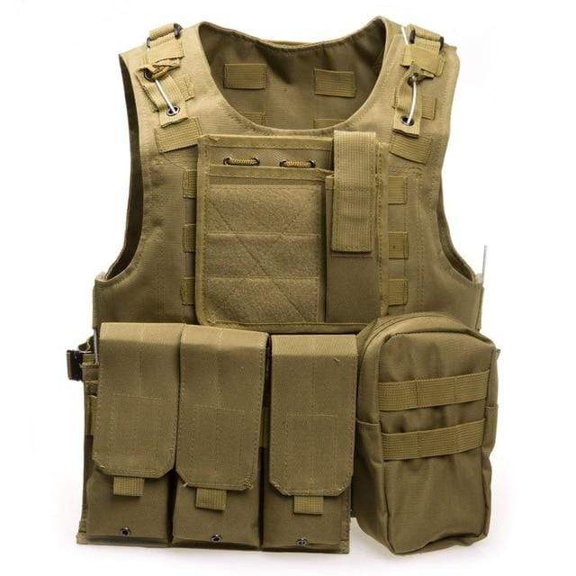 Expandable Outdoor Adventure Vest 7 Colors Helmets & Packs