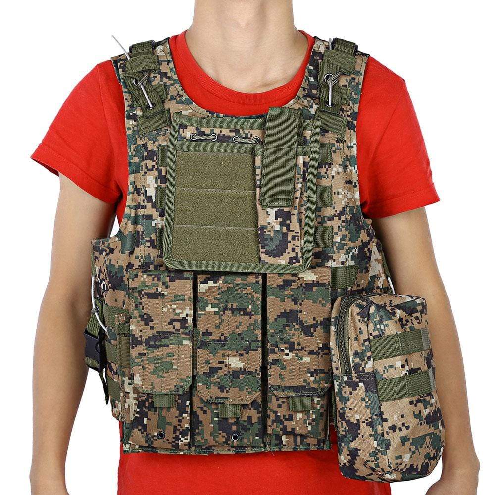 Expandable Outdoor Adventure Vest 7 Colors Helmets & Packs