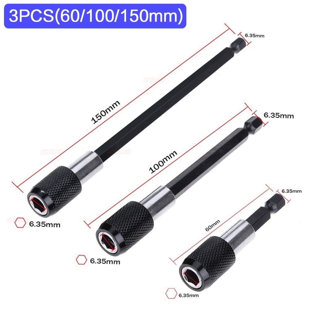 Extension Quick Release Hex Shank tools