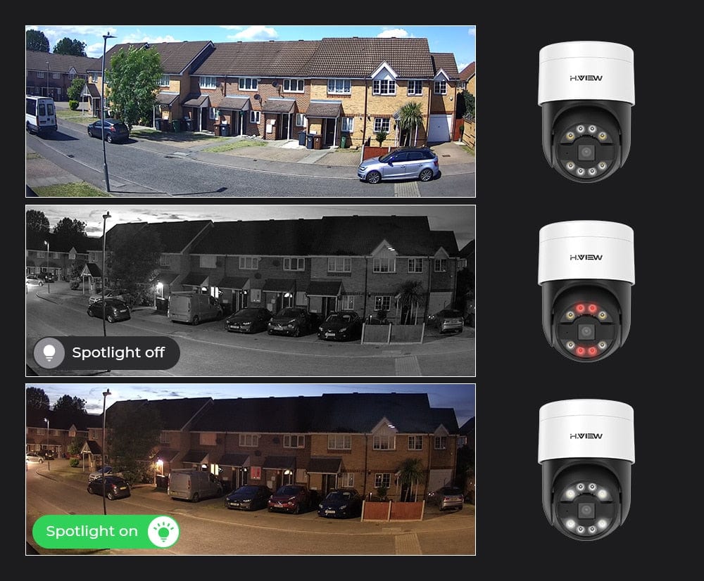 H.View AI Human Detect Security Camera Security Cameras