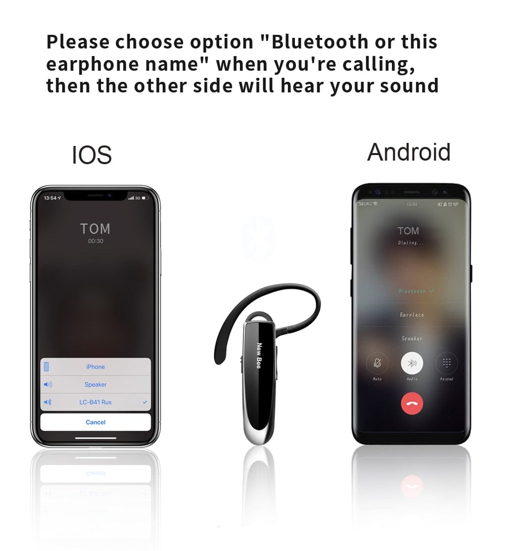 Heavy-Duty Bluetooth 5.0 Earpiece Audio
