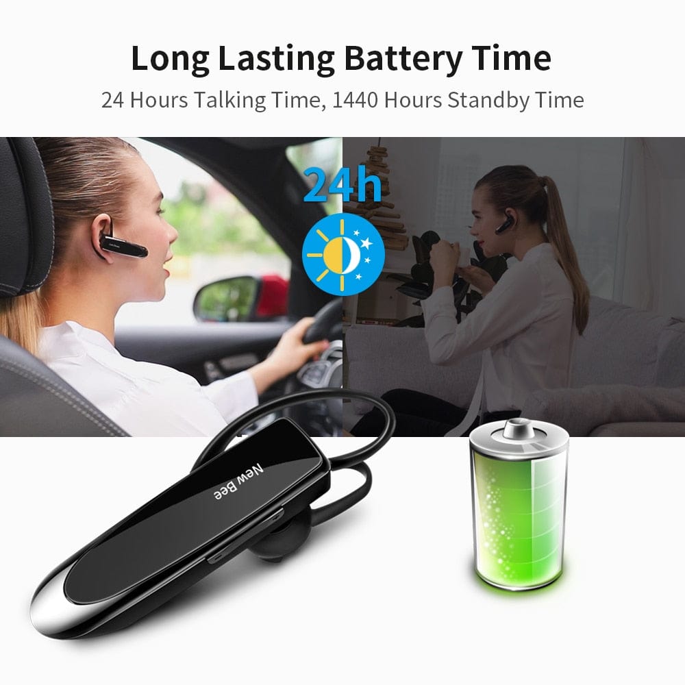 Heavy-Duty Bluetooth 5.0 Earpiece Audio