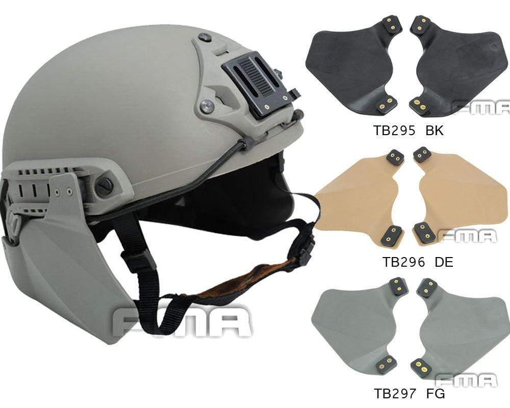 Helmet Side Cover Ear & Neck Protection Helmet & Pack Accessories