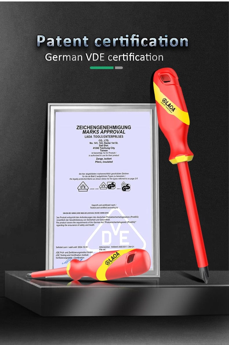 Insulated Electrical Screwdriver Set electrical supplys