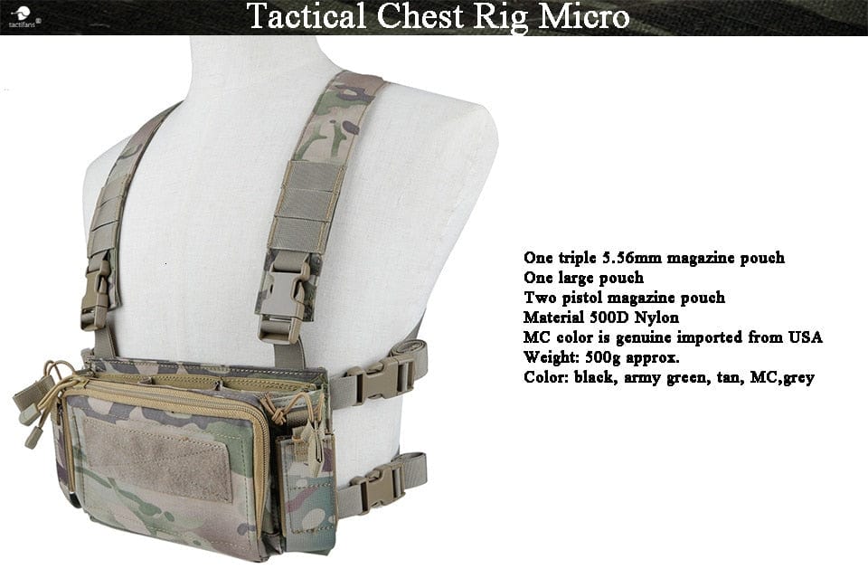 MOLLE Chest Rig Vest Flatpack Tactical Backpack BackPacks