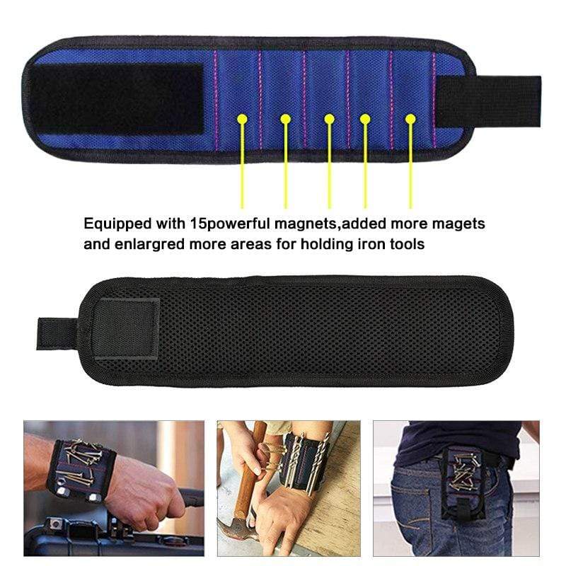 Magnetic Wristband screws nails parts Medium Cool Stuff