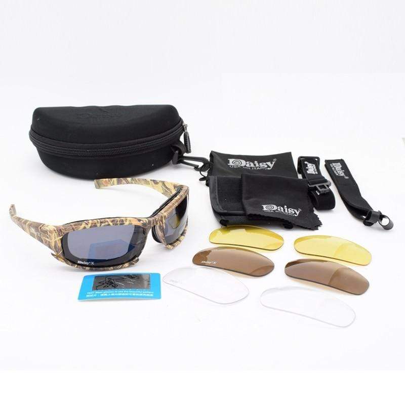 Military Polarized Sun Glasses Kit Optics