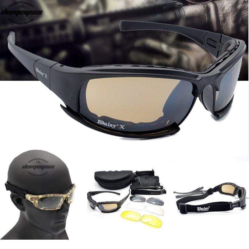 Military Polarized Sun Glasses Kit Optics