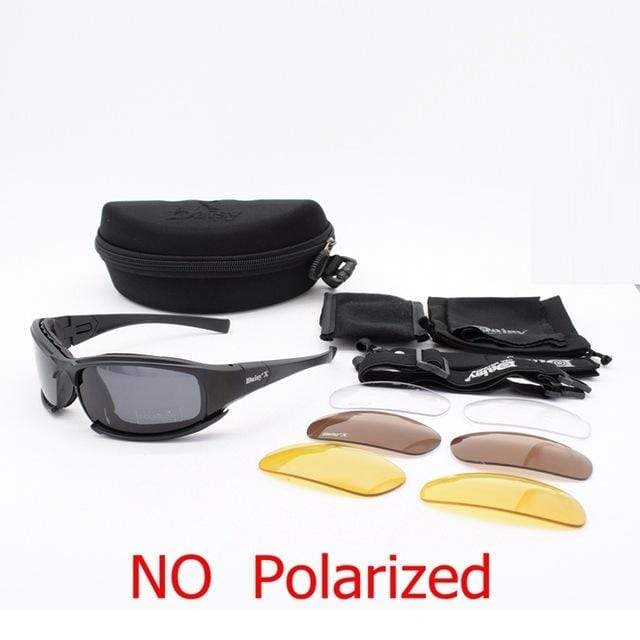 Military Polarized Sun Glasses Kit Optics
