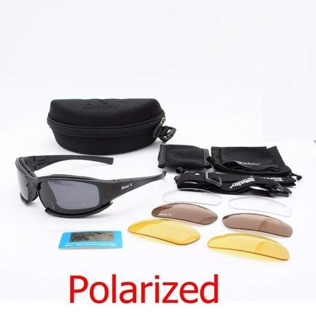 Military Polarized Sun Glasses Kit Optics
