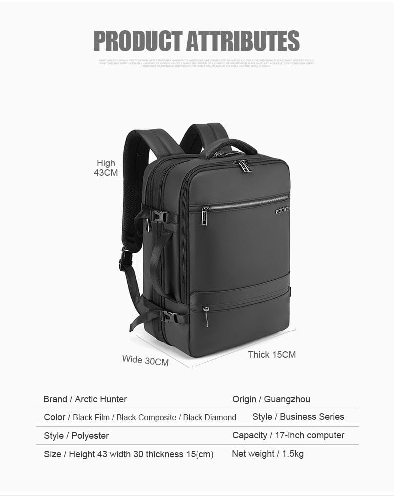 Multifunctional Smart Laptop Suitcase Backpack BackPacks