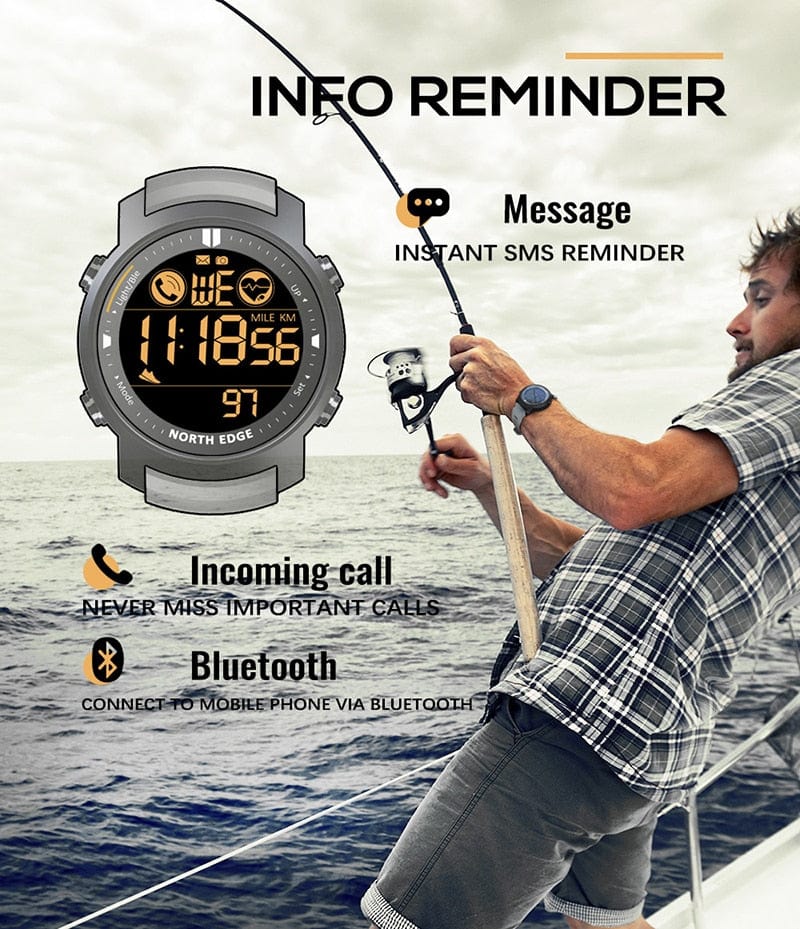 NORTH EDGE - LAKER Smart Watch BT Android IOS Smart Watches