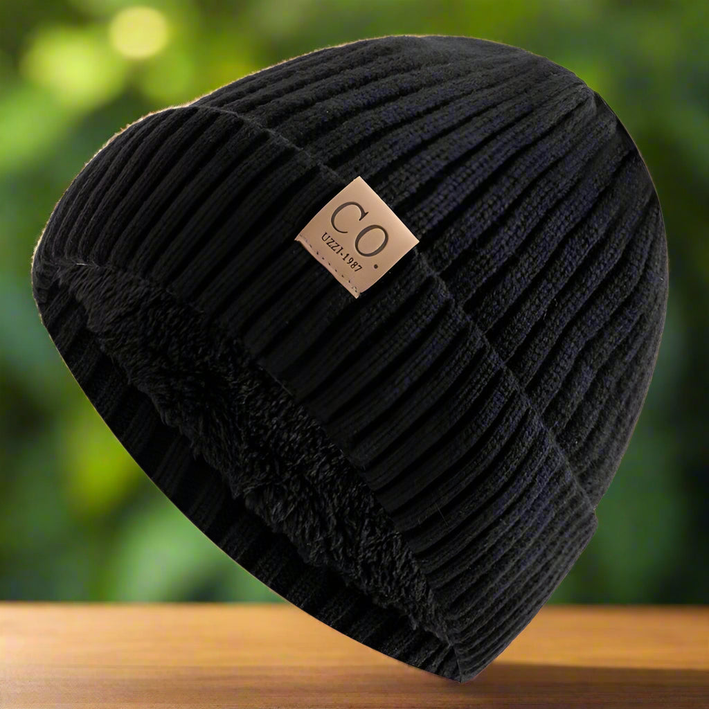 New Unisex Two-Tone Winter Beanie Thermal & Wool Beanies