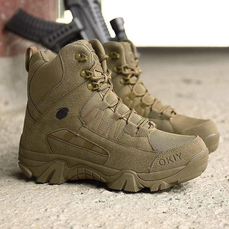 Outdoor Leather Safety Hiking Shoes Adventure Footware