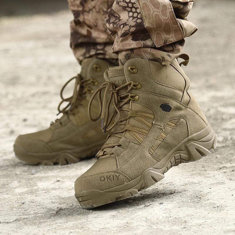 Outdoor Leather Safety Hiking Shoes Adventure Footware