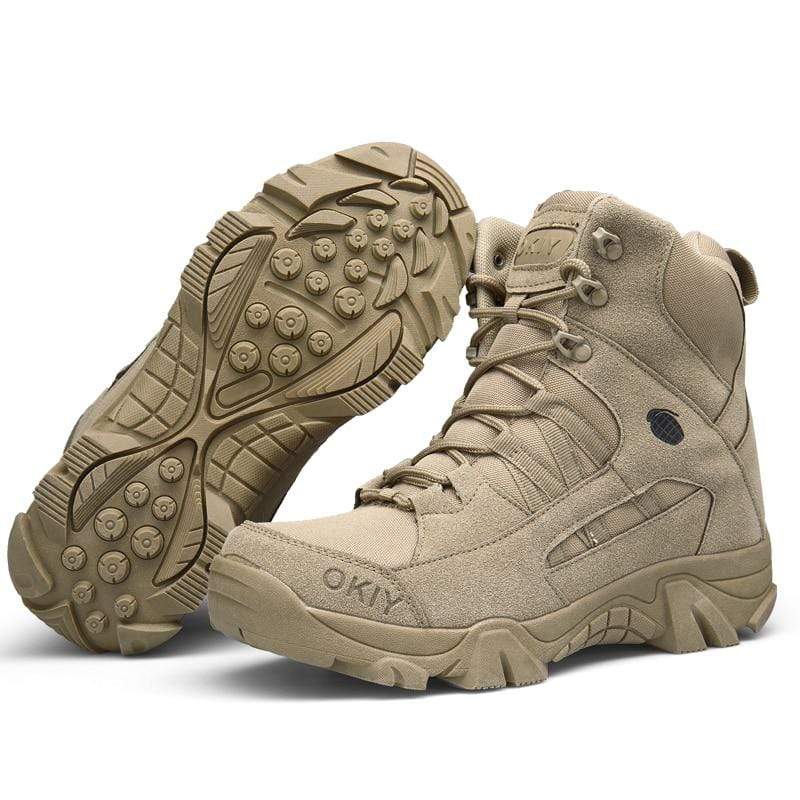 Outdoor Leather Safety Hiking Shoes Adventure Footware