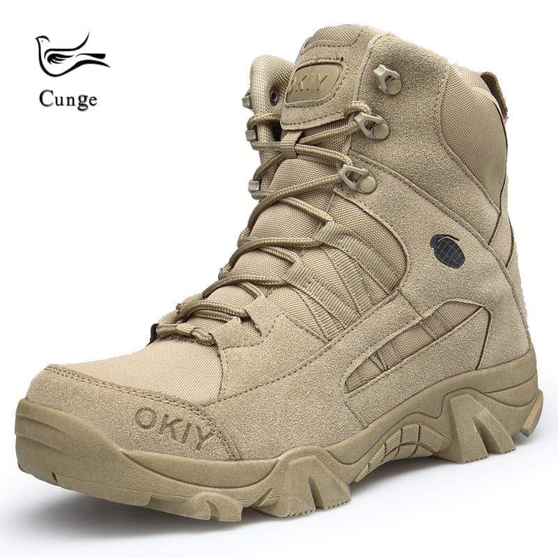 Outdoor Leather Safety Hiking Shoes Adventure Footware