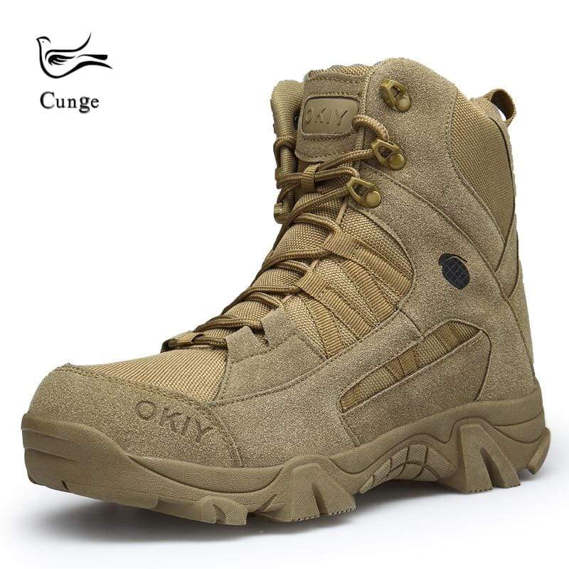 Outdoor Leather Safety Hiking Shoes Adventure Footware