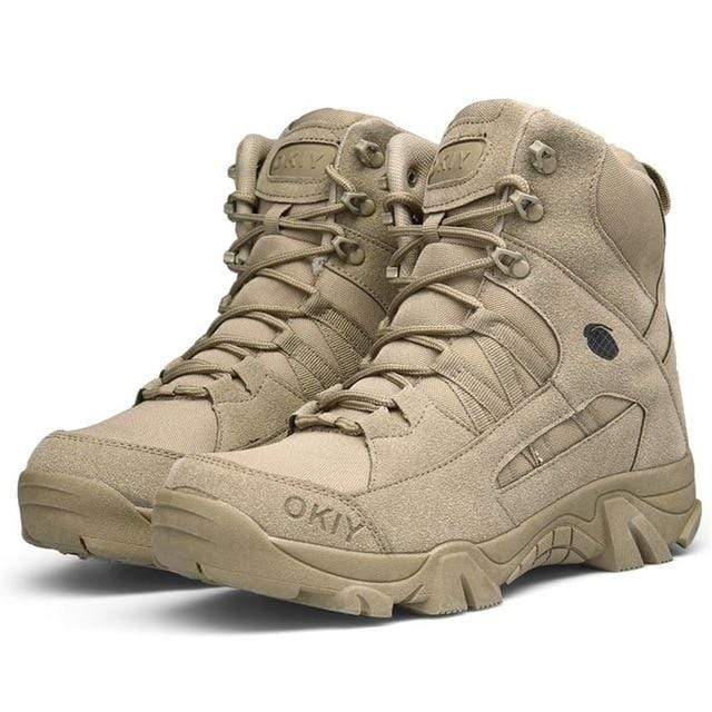 Outdoor Leather Safety Hiking Shoes Adventure Footware