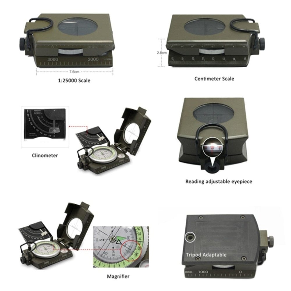 Outdoor Survival Compass Navigation Equipment survival