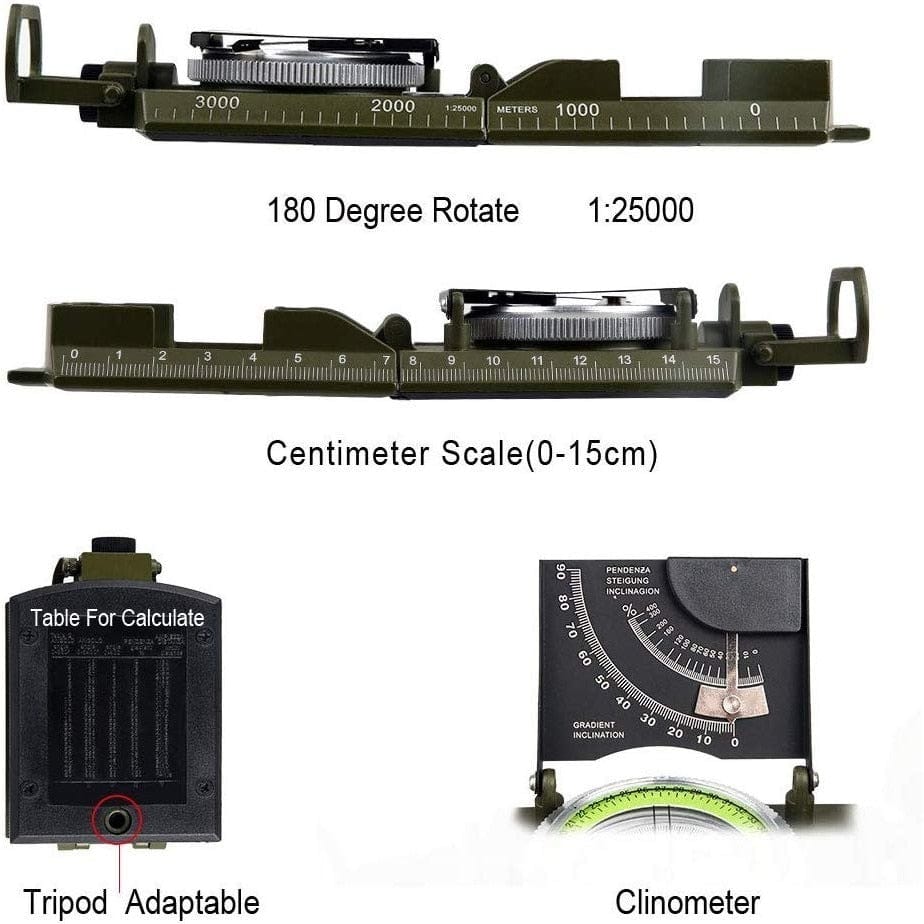 Outdoor Survival Compass Navigation Equipment survival