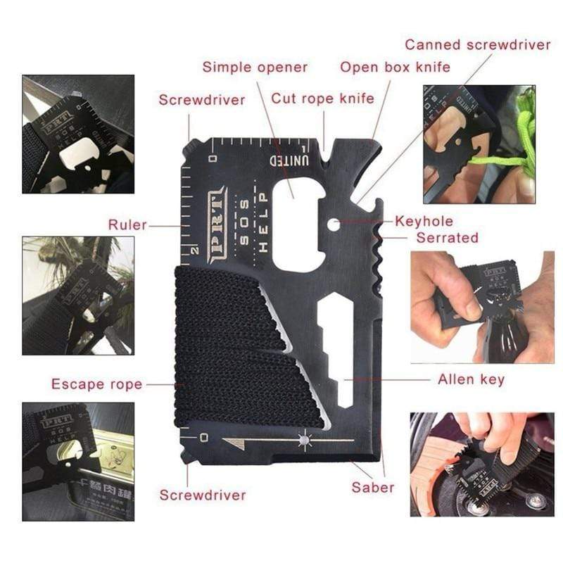 Outdoor Survival Emergency Aid Kits 10 in 1 survival