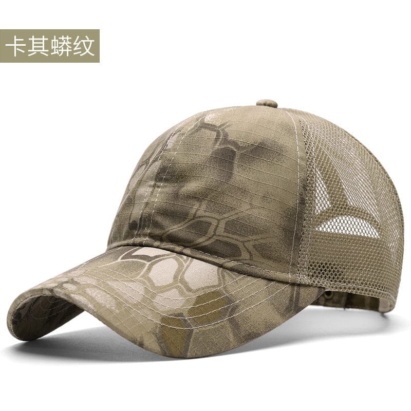 Outdoors light & thin Camo vented Caps tactical caps