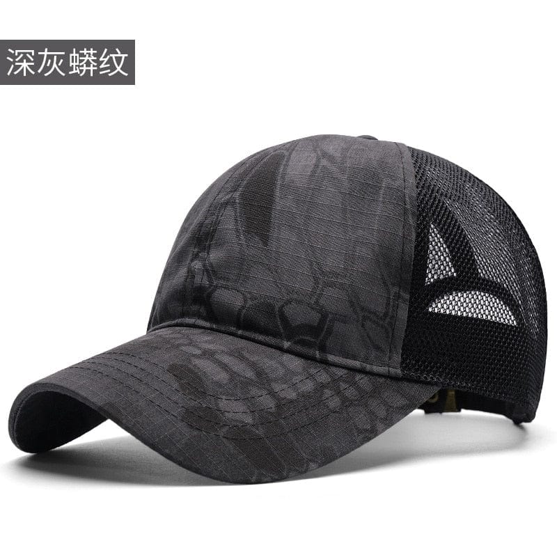 Outdoors light & thin Camo vented Caps tactical caps