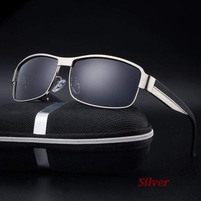 Pilot Polarized Sunglasses + Case Optics