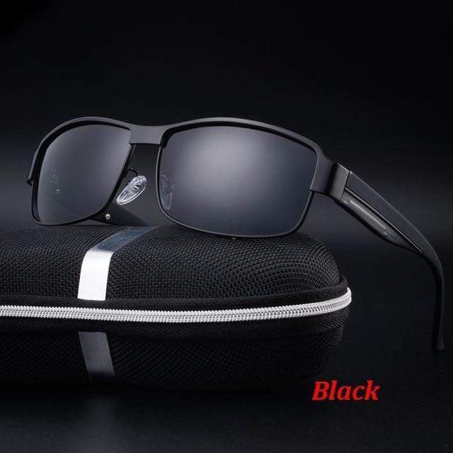 Pilot Polarized Sunglasses + Case Optics