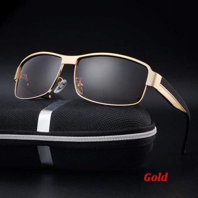 Pilot Polarized Sunglasses + Case Optics