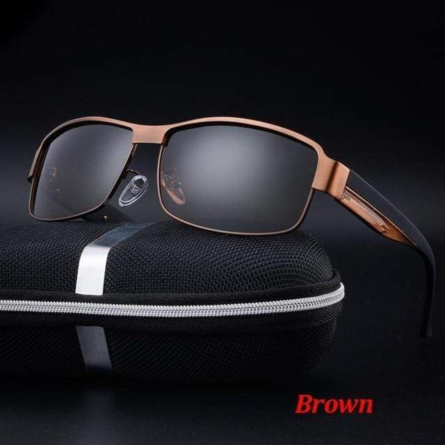 Pilot Polarized Sunglasses + Case Optics