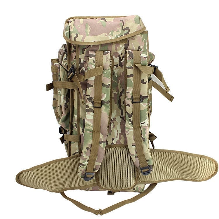 Rugged 70L Over Night Rifle Shovel Tool Camping Backpack Rifle Accesories