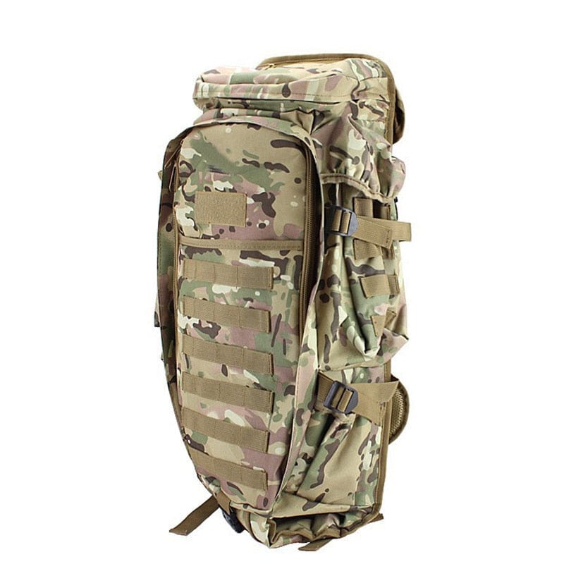Rugged 70L Over Night Rifle Shovel Tool Camping Backpack Rifle Accesories
