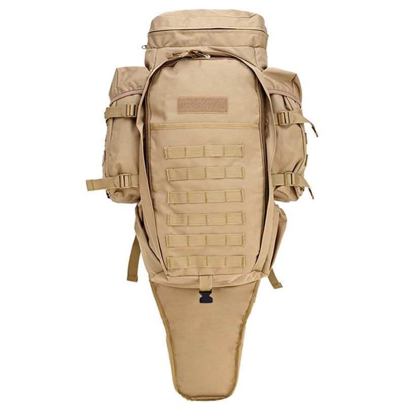 Rugged 70L Over Night Rifle Shovel Tool Camping Backpack Rifle Accesories